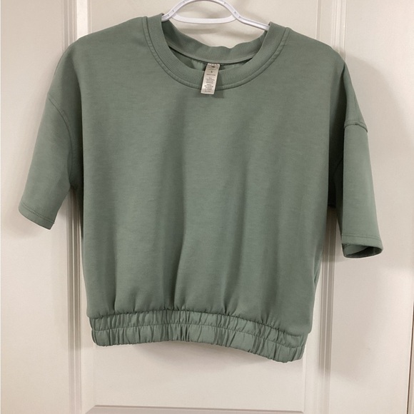 Beyond Yoga Tops - Beyond Yoga Sage Green Cropped Top